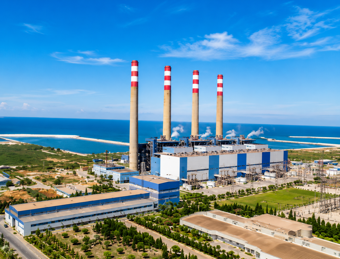 Seawater intake and cooling-water infrastructure at Neka Power Station required dependable protection against marine growth and biofouling.